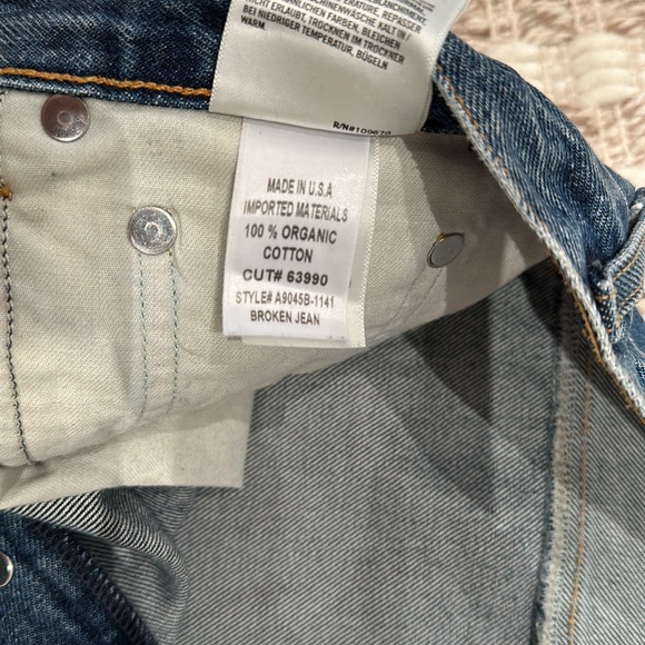 NWOT Agolde broken jean, size 27 - Picture 4 of 6